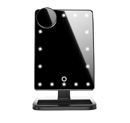 Touch Screen Makeup Mirror With 20 LED Light Bluetooth Music Speaker 10X Magnifying Mirrors Lights CJ