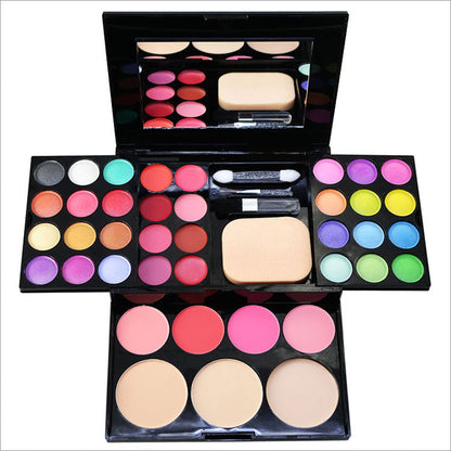 Makeup Box 24 Eyeshadow 8 Lipstick 4 Blush 3 Powder 39 Color Makeup Disc Combination Makeup Tray CJ