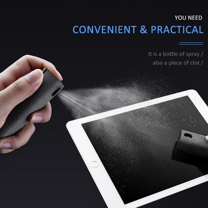 2 In 1 Phone Computer Screen Cleaner Kit For Screen Dust Removal Microfiber Cloth Set CJ