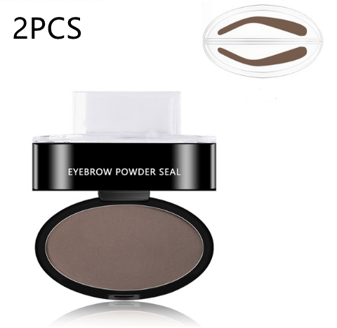 Eyebrow Powder Stamp Tint Stencil Kit Cosmetics Professional Makeup Waterproof Eye Brow Stamp Lift Eyebrow Enhancers Stencil Kit CJ