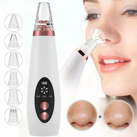 Blackhead Pore Vacuum Cleaner Nose Cleanser Blackheads Remover Blackhead Acne Removal Button Face Suction Beauty Skin Care Tool CJ