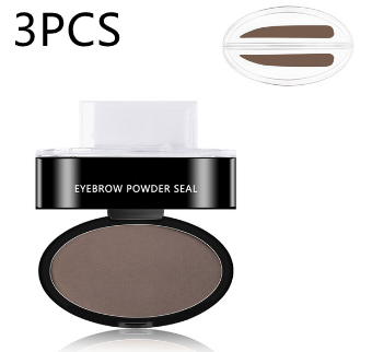 Eyebrow Powder Stamp Tint Stencil Kit Cosmetics Professional Makeup Waterproof Eye Brow Stamp Lift Eyebrow Enhancers Stencil Kit CJ